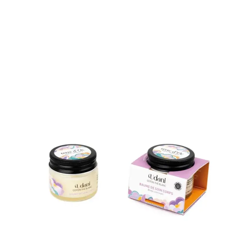 Baume corps Coton the blanc - UDANI soin naturel*terre d'Oc Online