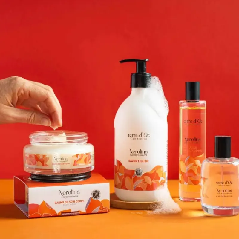 Baume corps Fleur d'oranger - NEROLINA soin naturel*terre d'Oc Discount