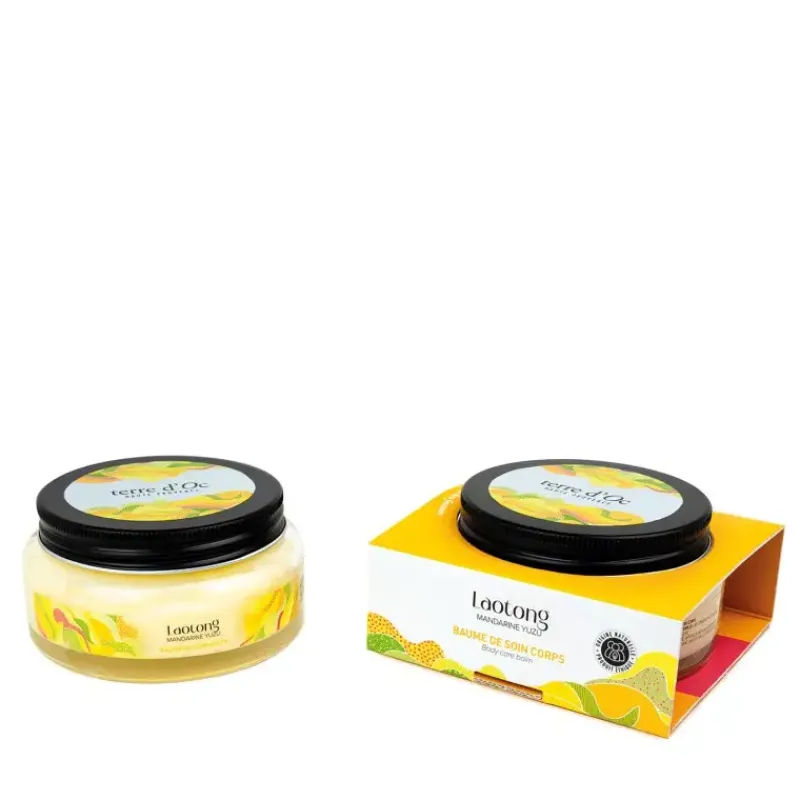 Baume soin corps naturel - LAOTONG Mandarine yuzu*terre d'Oc Best