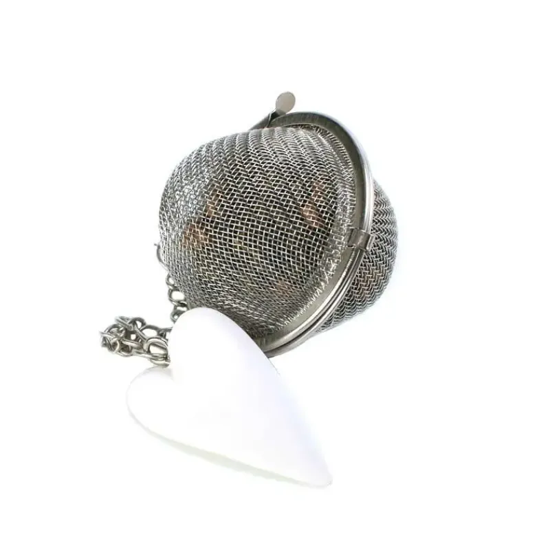 Boule a the - coeur en porcelaine*terre d'Oc Online