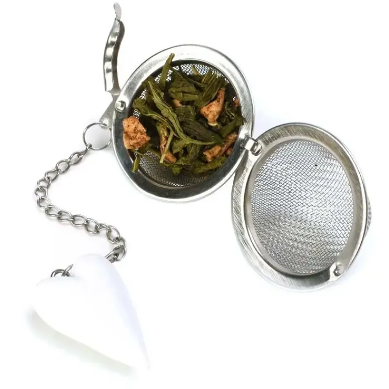 Boule a the - coeur en porcelaine*terre d'Oc Online