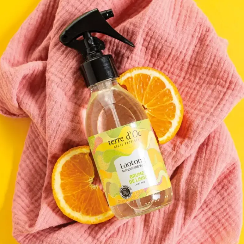 Brume de linge -  LAOTONG Mandarine yuzu*terre d'Oc Shop