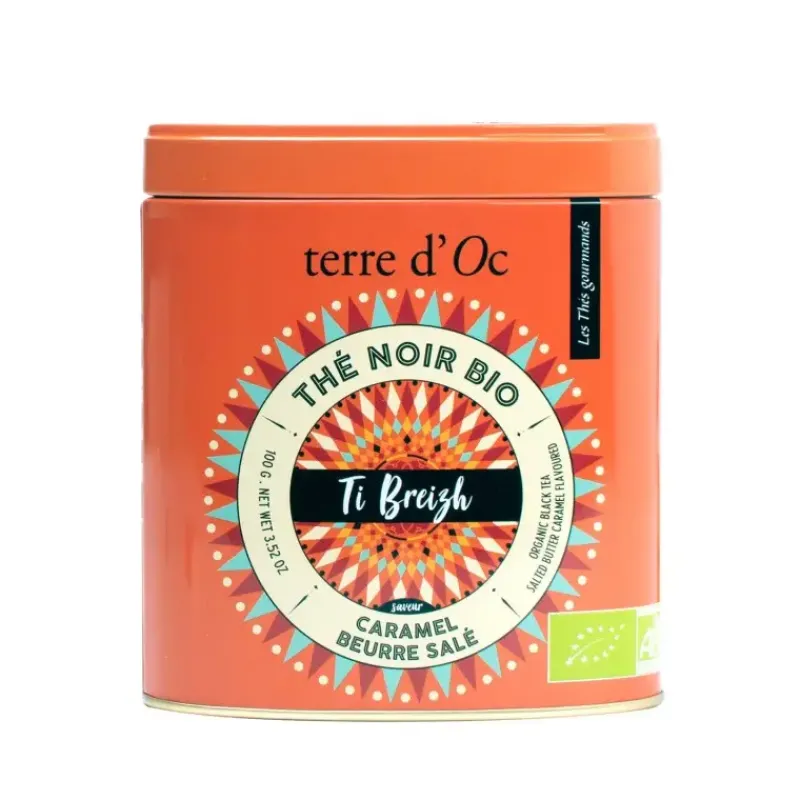caramel au beurre sale - the noir bio *terre d'Oc Best