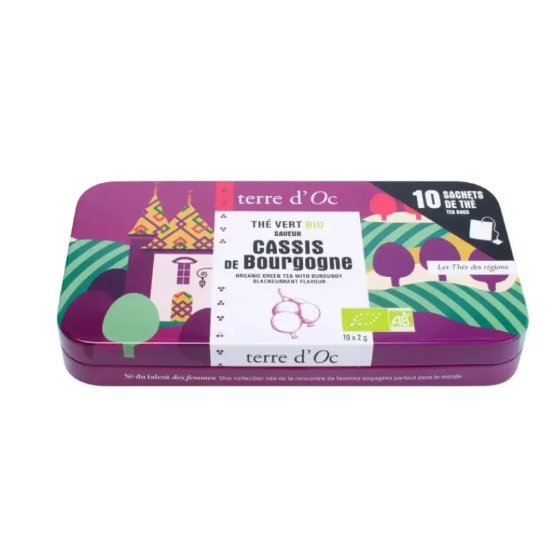 Cassis de Bourgogne - the vert bio en sachets*terre d'Oc Outlet