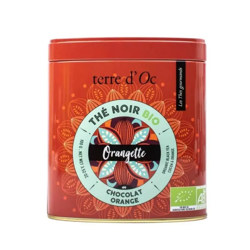 chocolat & orange -  the noir bio *terre d'Oc New
