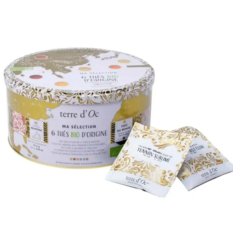 Coffret 42 sachets de thes d'origine bio*terre d'Oc Hot