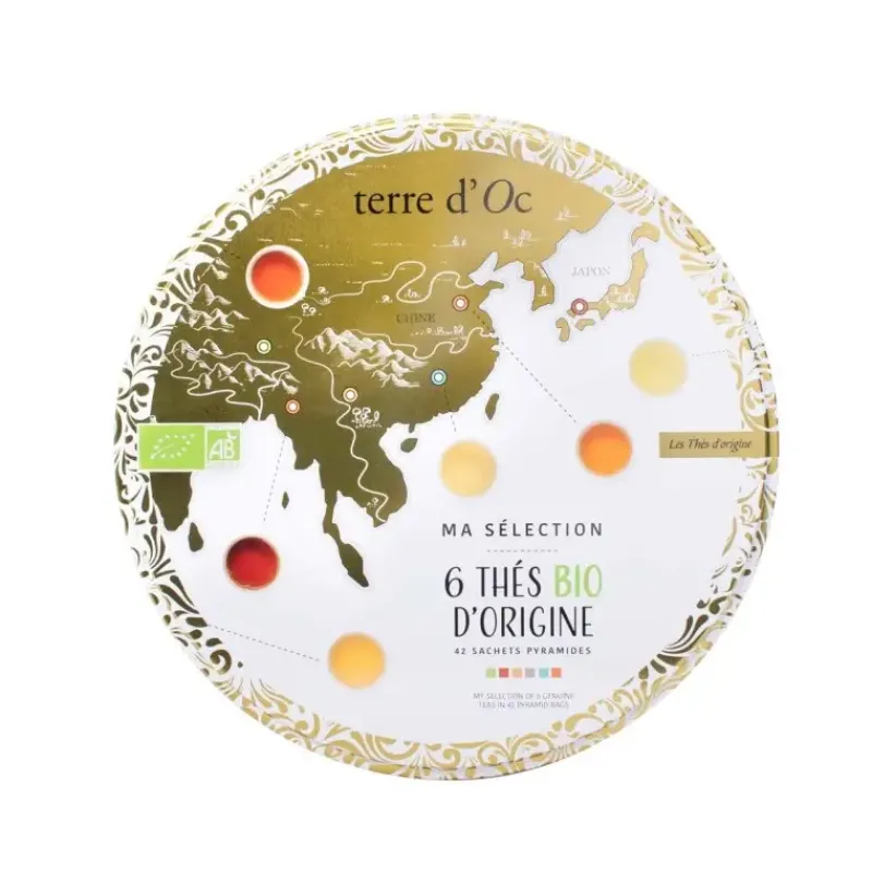 Coffret 42 sachets de thes d'origine bio*terre d'Oc Hot