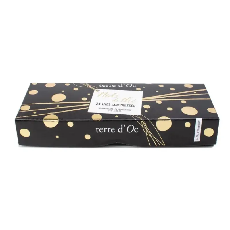 Coffret nids de thes - 24 thes compresses*terre d'Oc Store