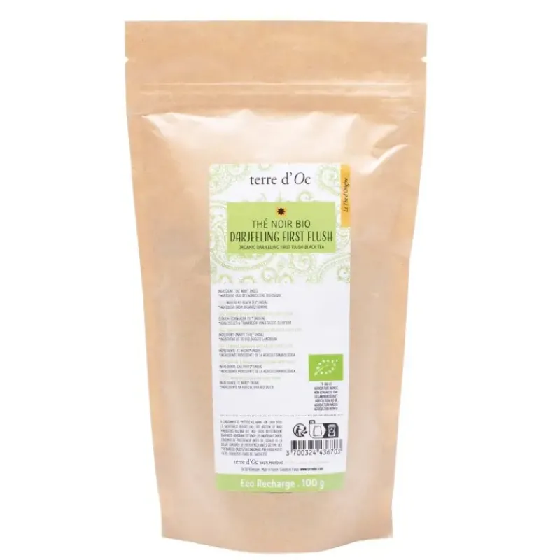 Darjeeling First Flush - recharge de the noir bio*terre d'Oc Shop
