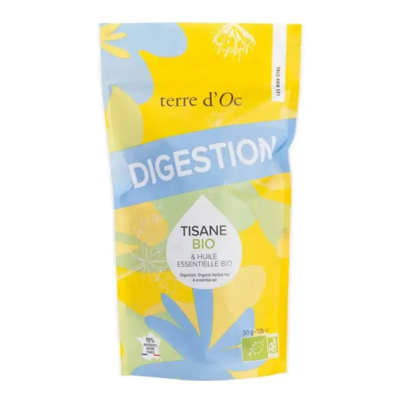 DIGESTION - tisane & huile essentielle BIO*terre d'Oc Shop