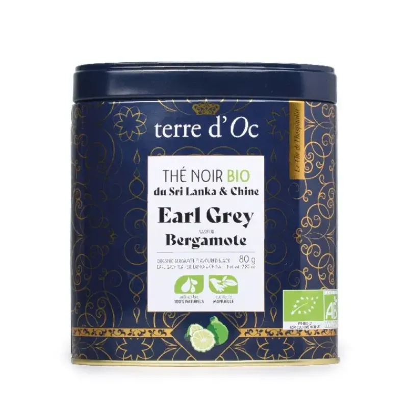 Earl Grey Bergamote - the noir bio*terre d'Oc Best Sale