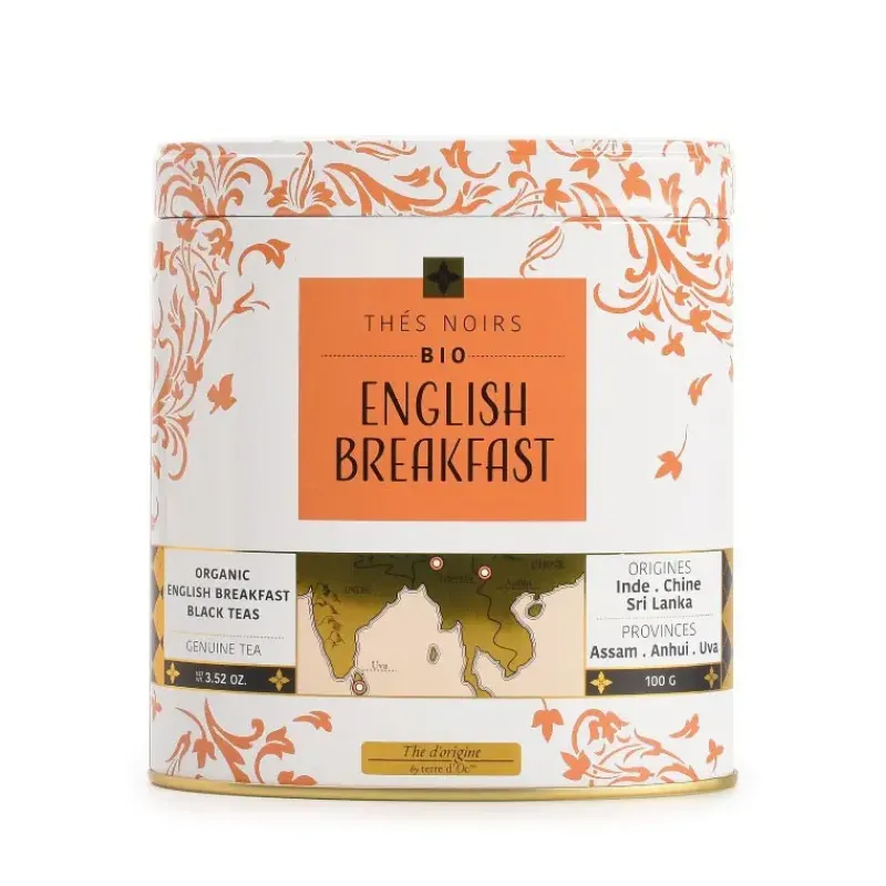 English breakfast - thes noirs bio*terre d'Oc Hot