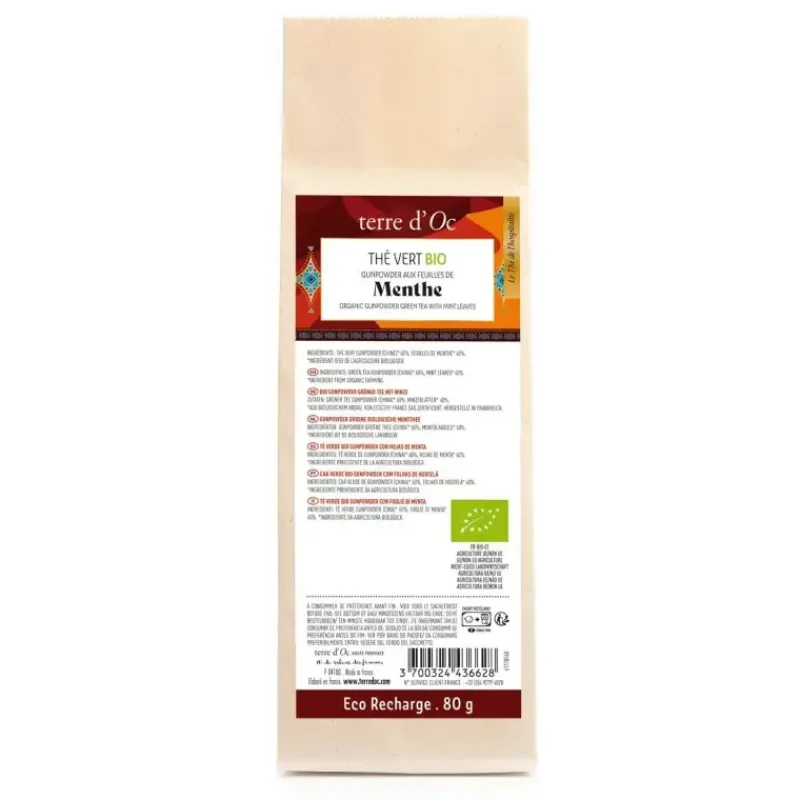 Feuilles de menthe - recharge the vert bio*terre d'Oc Clearance