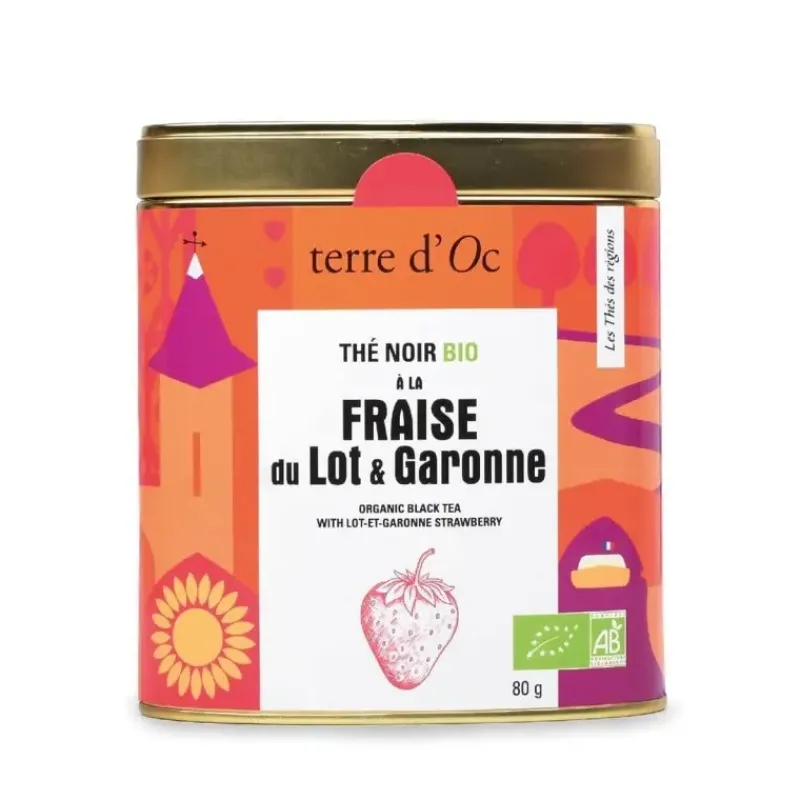 Fraise du Lot et Garonne - the noir bio*terre d'Oc Shop