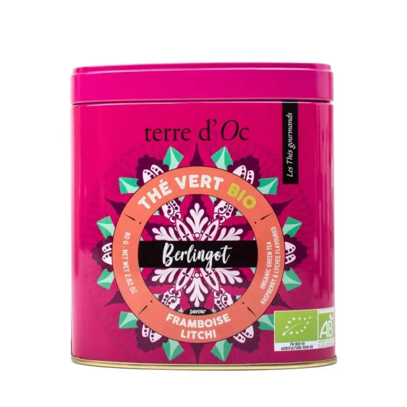 framboise litchi - the vert BIO *terre d'Oc Cheap