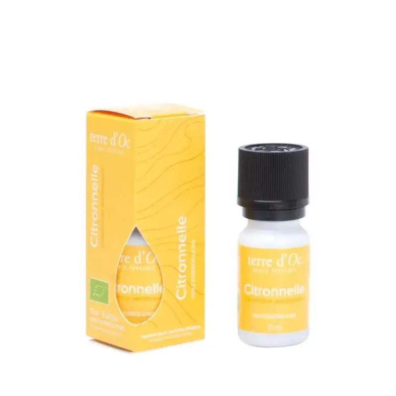 Huile Essentielle BIO Citronnelle - CYMBOPOGON WINTERIANUS​*terre d'Oc Store