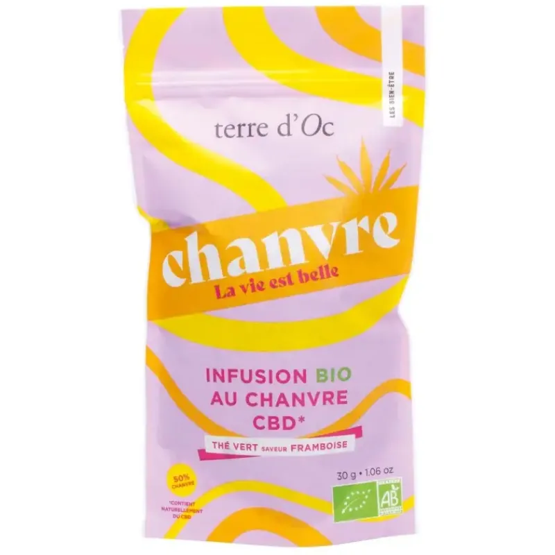 La Vie est Belle - chanvre & the vert framboise BIO*terre d'Oc Fashion