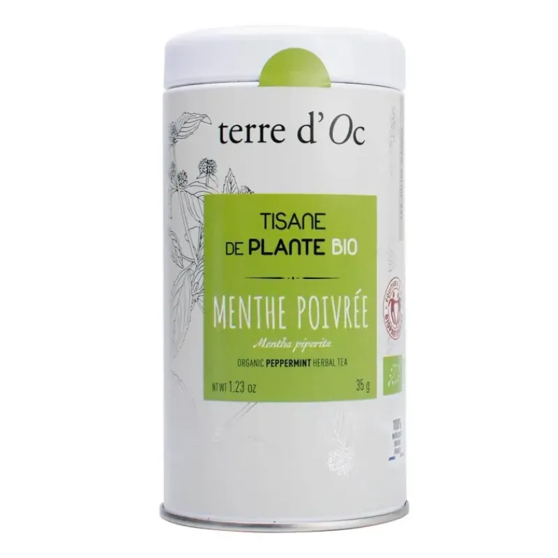 Menthe poivree - Tisane de plante bio*terre d'Oc Store