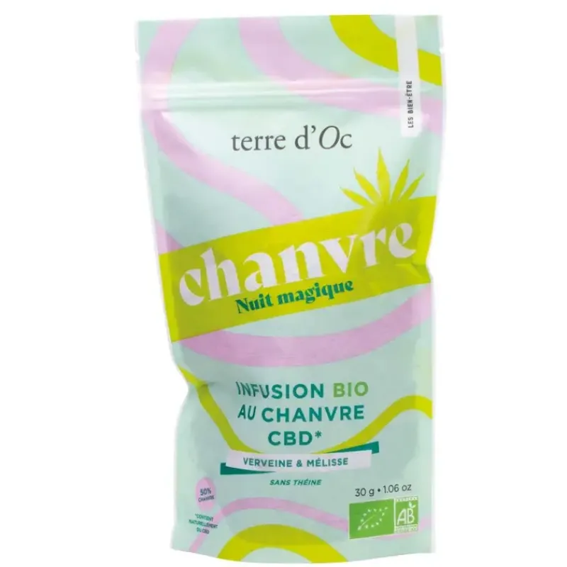 Nuit Magique - chanvre & verveine melisse BIO*terre d'Oc Flash Sale