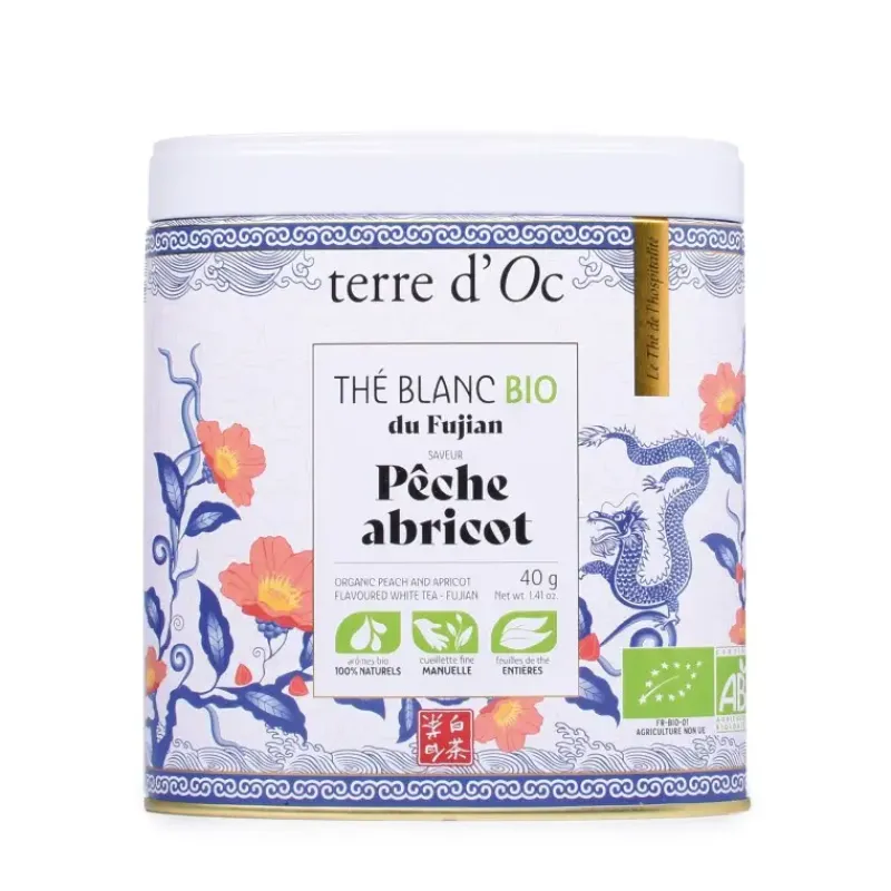 Peche abricot - the blanc bio*terre d'Oc Online