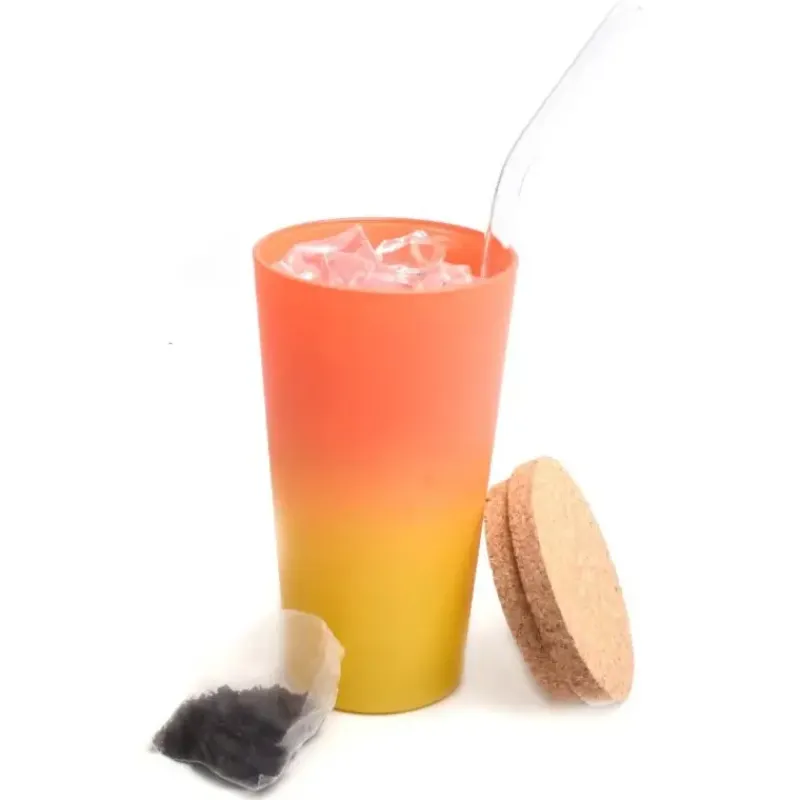 Peche de vigne - the noir glace bio 8 SACHETS XXL*terre d'Oc Shop