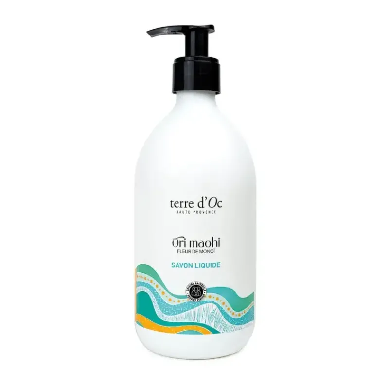 Savon liquide - Certifie bio ORI MAOHI Fleur de monoi*terre d'Oc Discount