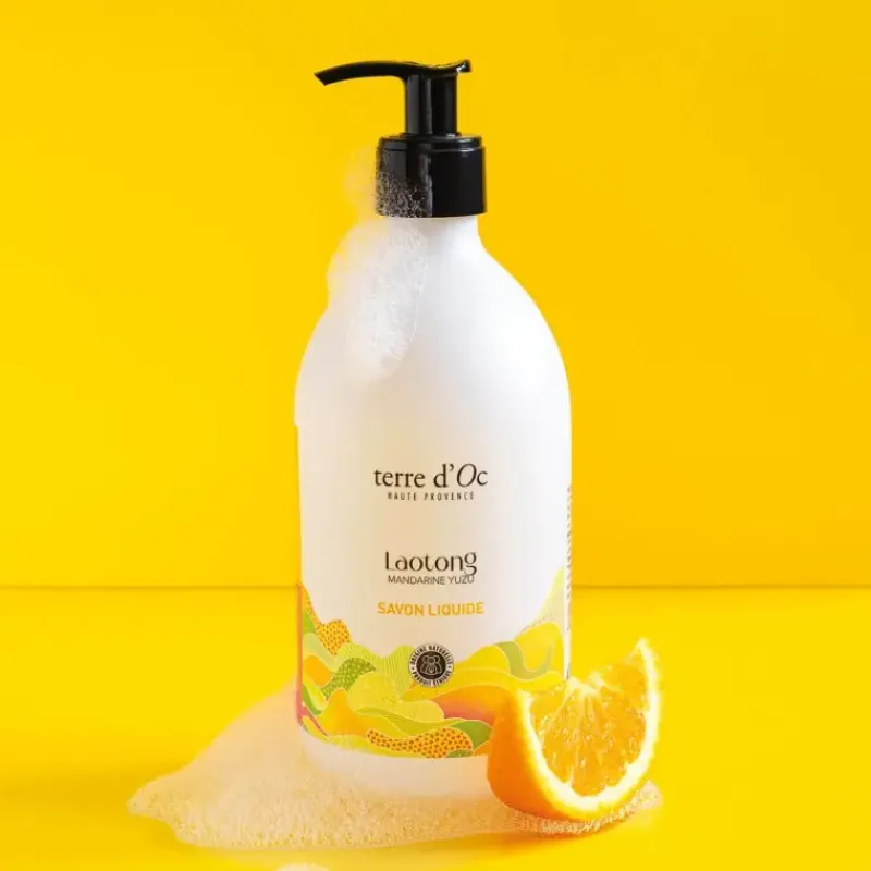 Savon liquide - Certifie naturel LAOTONG Mandarine yuzu*terre d'Oc Best Sale