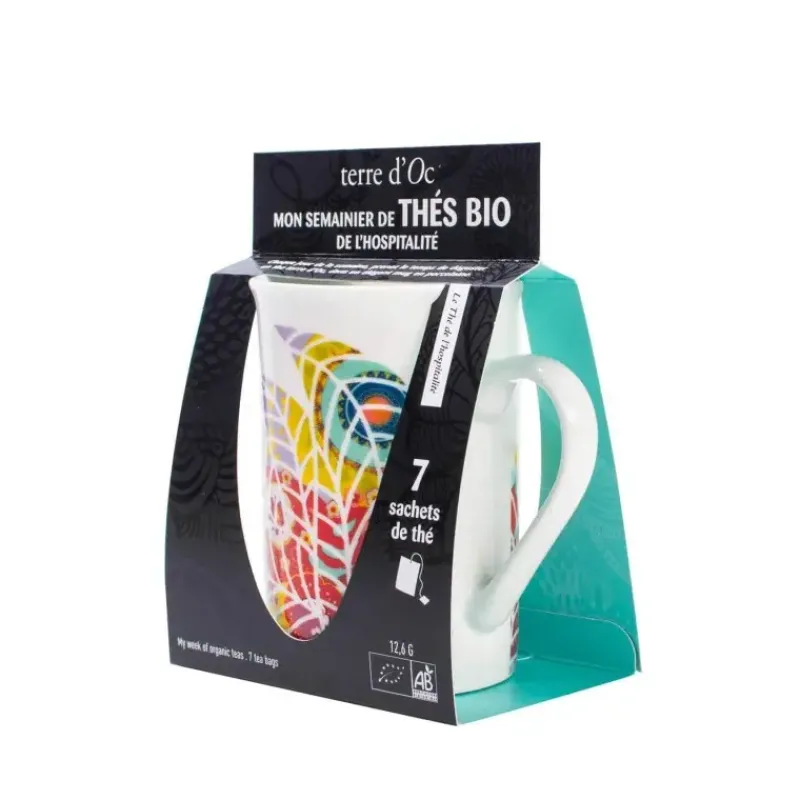 Semainier mug + 7 sachets de the de l'Hospitalite*terre d'Oc Cheap