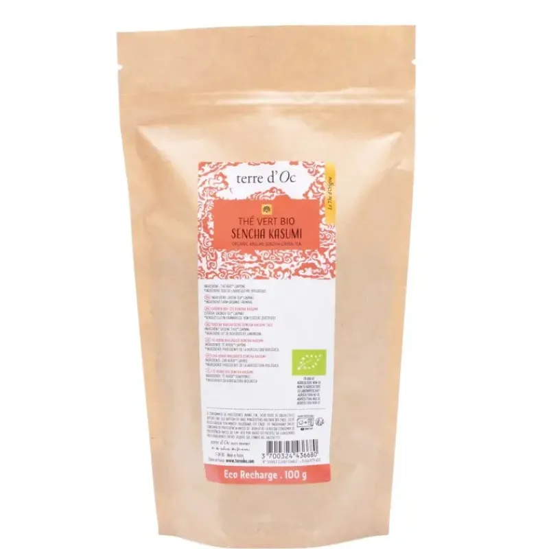 Sencha Kasumi - recharge de the vert bio*terre d'Oc Outlet