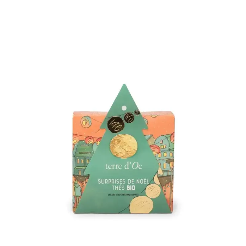 Surprises de Noel en France - 8 sachets de thes bio*terre d'Oc Hot