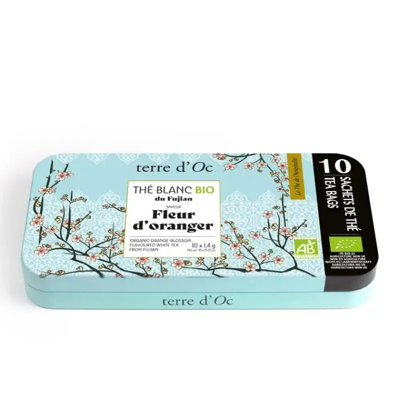 The blanc bio fleur d'oranger - en sachets*terre d'Oc Flash Sale