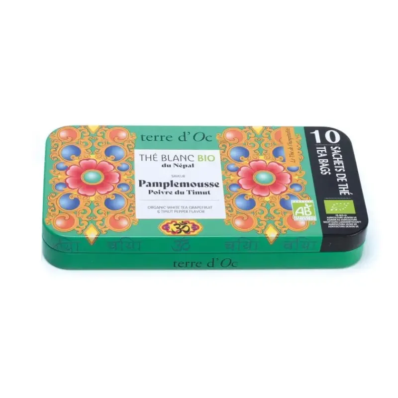 The blanc bio pamplemousse & poivre du Timut - en sachets*terre d'Oc Hot