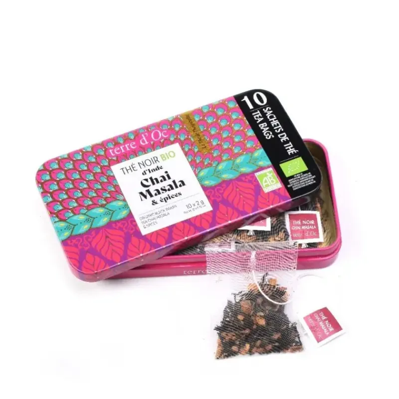 The noir bio Chai Masala - en sachets*terre d'Oc Best