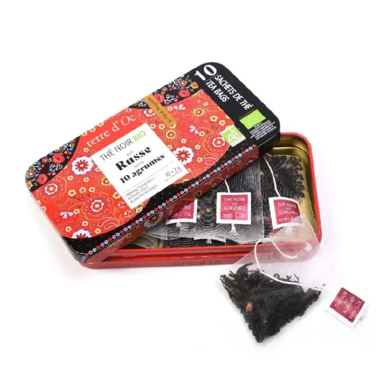 The noir bio gout russe 10 agrumes - en sachets*terre d'Oc Cheap