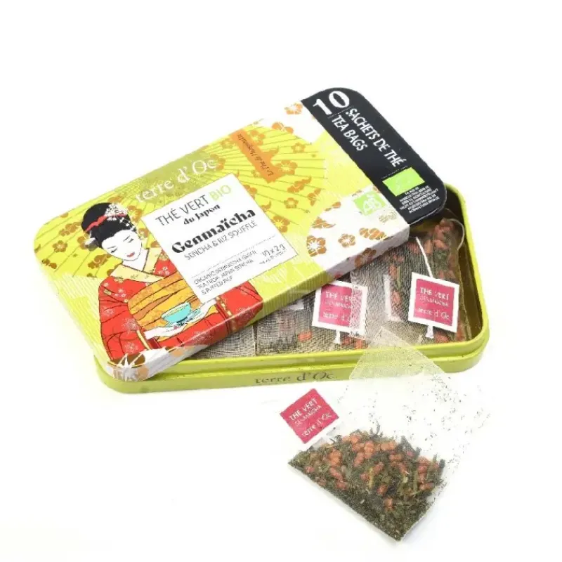 The vert bio Genmaicha - en sachets*terre d'Oc Fashion
