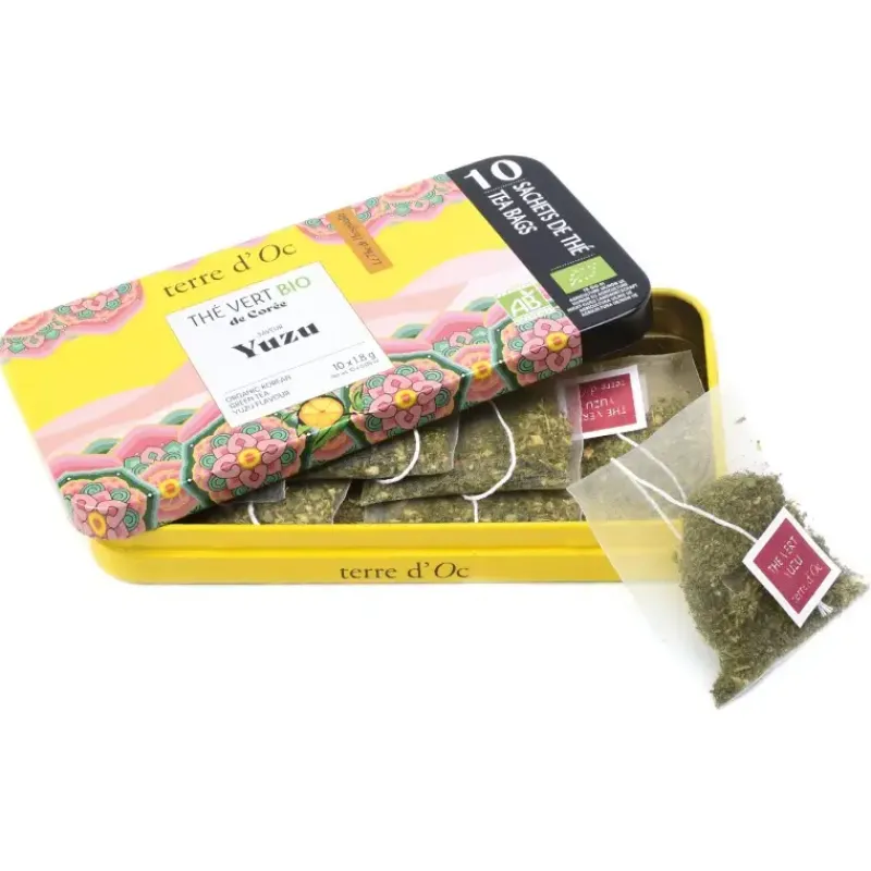 The vert bio yuzu - en sachets*terre d'Oc Store