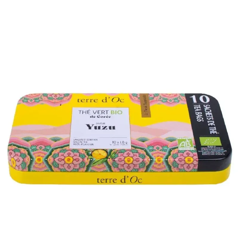 The vert bio yuzu - en sachets*terre d'Oc Store