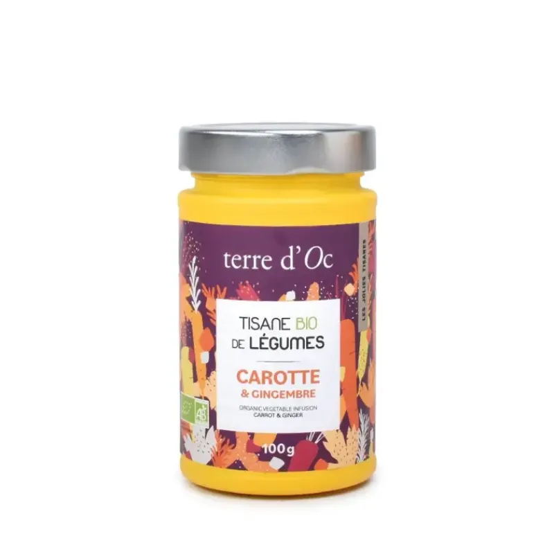 Tisane bio - carotte & gingembre*terre d'Oc Outlet