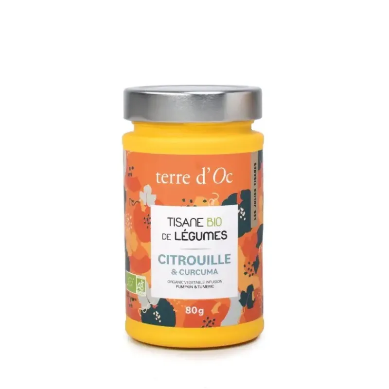 Tisane bio - citrouille & curcuma*terre d'Oc Sale